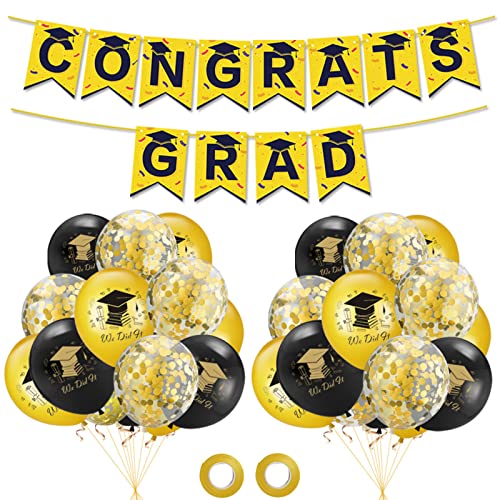 2023 Graduation Ballon Hängeset Party Hintergrund Dekoration für Festival Urlaub Geburtstag Party Abschlussfeier Ballon Set 2023 von Psdndeww