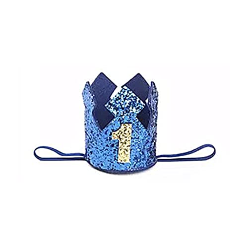 Geburtstag Junge Mädchen Babyparty Dekoration Kreativ Glanz Stirnband Hut Prinzessin Mädchen Regenbogen Banner Glitzer Geburtstag Funkelnder Kunststoff Geburtstag Hut König Königin von Psdndeww