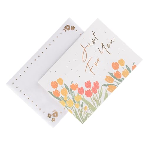 Personalisiertes Geldgeschenkpaket mit Umschlägen, elegante Blumenmotivkarten, Nachrichtenkarte für verschiedene Feiern, Nachrichtenkarte für verschiedene Feiern von Psdndeww