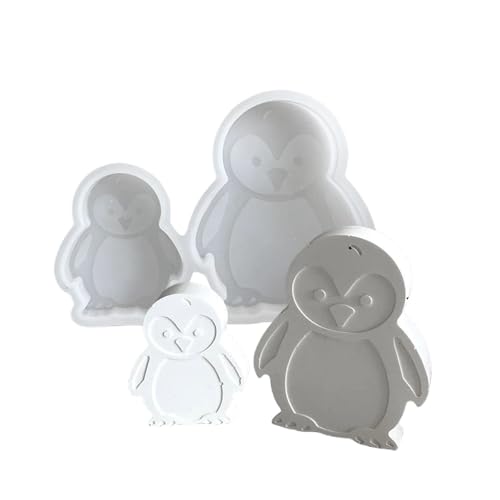 Schöne Designs, stabile Silikonform für Seifenherstellung, tragbar, für Pinguine, handgefertigte Geschenke und Ornamente von Psdndeww