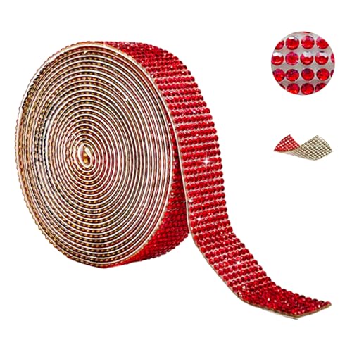 Sparkling Strassstones 5yard Kristallband Rollenkleber Strassbänder Für Kunsthandwerk Hochzeitstorte Dekoration Sparkling Strassstones 5yard Kristallband Rollenkleber Strassbänder Für Kunsthandwerk Hochzeitstorte Dekoration von Psdndeww