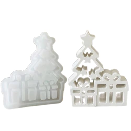 Weihnachtsbaum Silikonform Fondant Silikonformen Schokolade Gips Dekoration Weihnachten Dekoration Harz Epoxidharz von Psdndeww