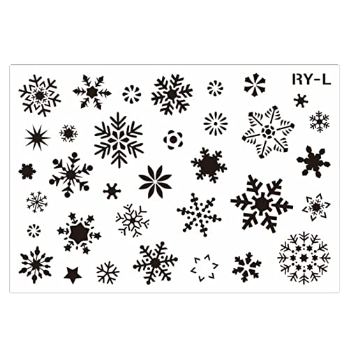 Weihnachtszeichnungsvorlagen Schneeflocken Schablonen Für Kinderkarten Machen Scrapbooking Malerei Auf Papier Canvas Holz Plastik Weihnachtszeichnungsvorlagen Schneeflocken Schablonen Für Kinderkarten Machen Scrapbooking Malerei Auf Papier Canvas Holz Plastik von Psdndeww