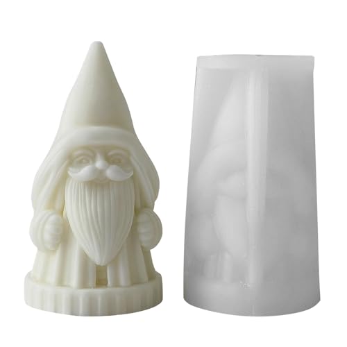 3D Weihnachtsmann Silikonform Santa Claus Kerzenformen Seifenform Weihnachten Gießformen Antihaft Fondant Formen Schokoladenform Backformen Für Handarbeit Ornamente Duftkerze von Psooyth