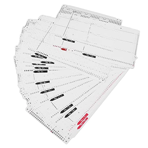 20 Muster Strickmaschinen -Punchkarte, Ersatz, Professionelles Design, Strenge Qualitätskontrolle, Genau und Weich, für KH860 KH868 KH891 KH892 KH893 mit Kunststoffmaterial 20 Muster Strickmaschinen -Punchkarte, Ersatz, Professionelles Design, Strenge Qualitätskontrolle, Genau und Weich, für KH860 KH868 KH891 KH892 KH893 mit Kunststoffmaterial von Pssopp