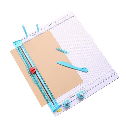 Papierschneider 13095, 30,5 x 30,5 cm, Bastelpapierschneider, Standard-Wertungsbrett, 7-in-1-Scrapbooking-Werkzeug mit Papierfaltung, zum Erstellen von Fotos, Geschenkkarten, von Psytfei