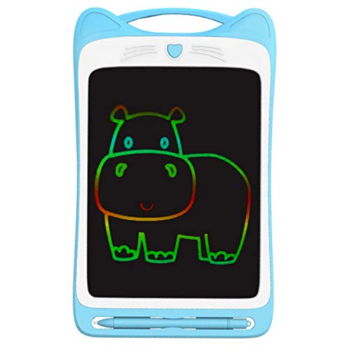 Ptdfjspt 12 Kleinkind Zeichnung Doodle Board Kinder Scribbler Board LöSchbare Schreib Tafel LCD Zeichen BläTter Blau von Ptdfjspt