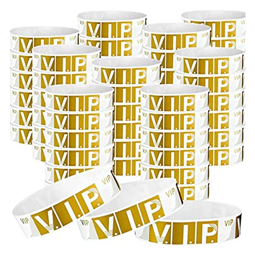 Ptdfjspt 500 StüCk VIP-ArmbäNder Leichte Event-ArmbäNder Personalisierte -ArmbäNder Farbiges Wasserdichtes Armband von Ptdfjspt