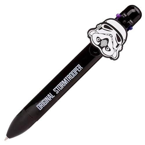 Puckator The Original Stormtrooper Kugelschreiber mit Charm, tolles Geschenk für Schüler von Lehrern, mehrfarbiger Stift zum Schuljahresende – mehrfarbiger Stift als Klassengeschenk – 6-in-1 von Puckator