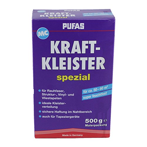 Pufas Kraft-Kleitser MC Tapetenkleister, 500g Karton 10 Stück von Pufas