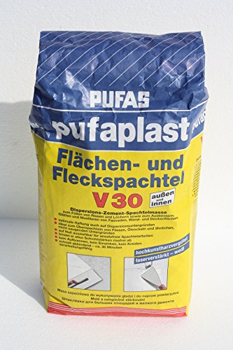 Pufas Pufaplast V30 - Dispersions Zement Spachtelmasse - außen und innen 5 kg von Pufas