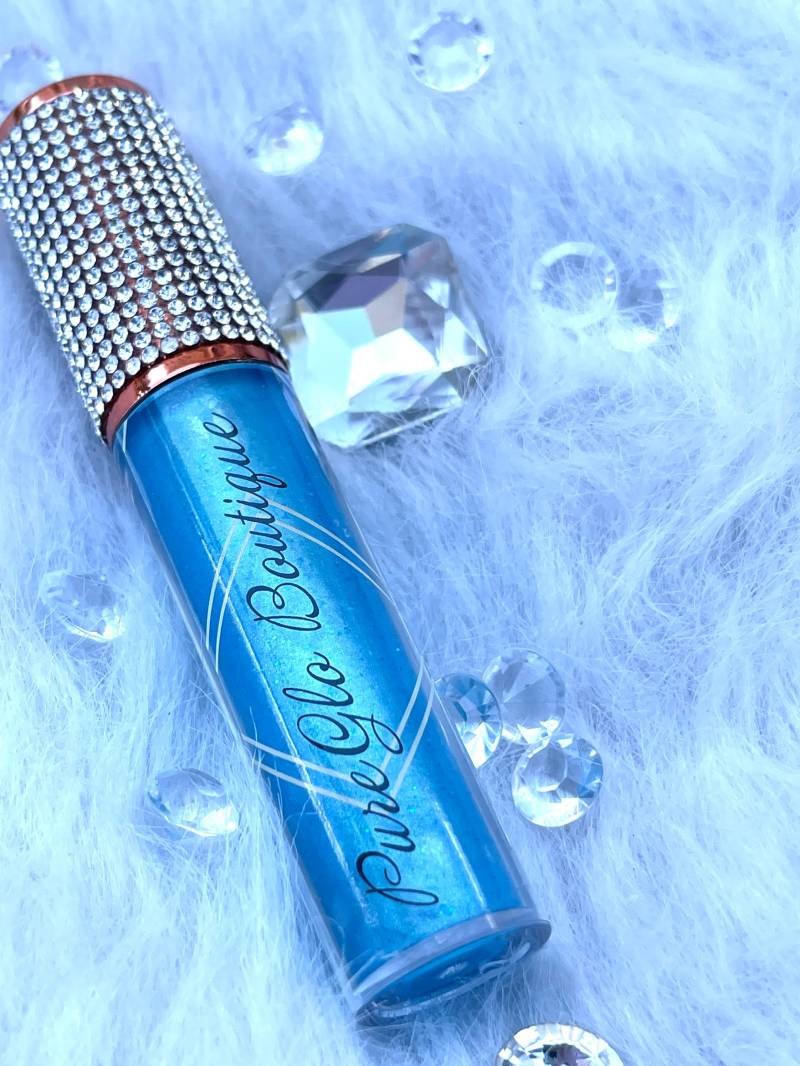 Lipgloss Blaubeer-Geschmacksrichtung "Blue Ice' von PureGloBoutique