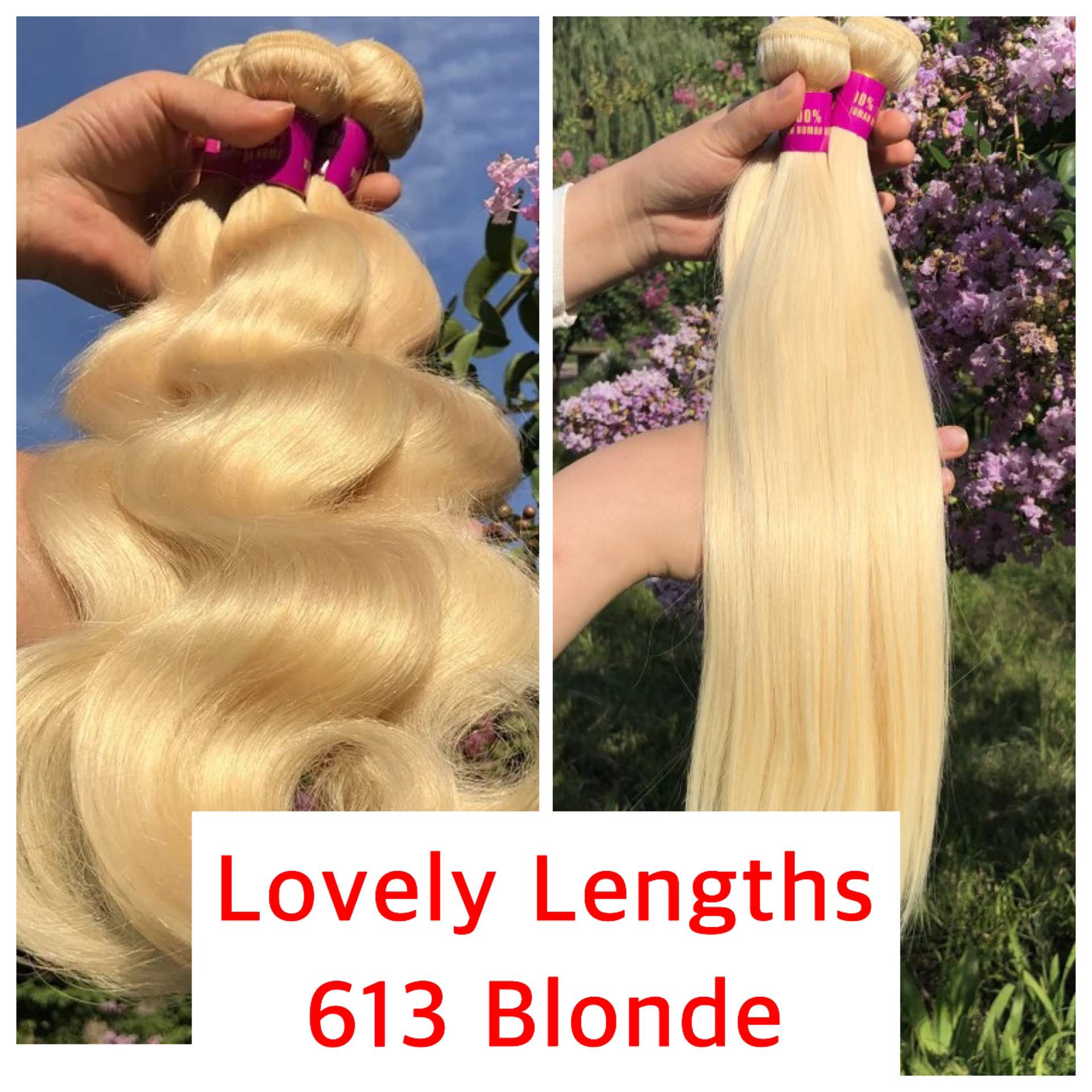 Blonde Haarverlängerungen/Haarbündel 613 Haare von PureLoveDesignsLLC