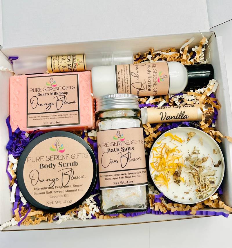 Spa-Geschenk Für Sie, Geburtstagsgeschenk Verwöhngeschenk Selbstfürsorgegeschenk, Muttergeschenkbox, Dankeschön-Geschenk, Mitarbeitergeschenke von PureSereneGifts