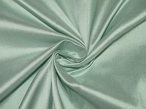 Puresilks Seide Dupionseide Stoff 137,2 cm Breite – Sea Grün Farbe von der Yard von Puresilks