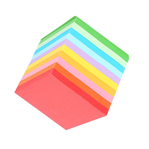 Farbiges Papier-Origami-Papier, 5 X 5 Cm, 520 Teile, 10 Farben, Buntes Doppelseitiges Origami-Set, Origami, für von Pyhodi