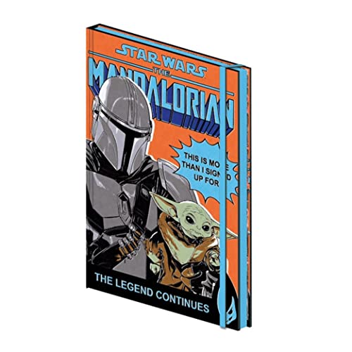 Pyramid International Star Wars The Mandalorian Notizbuch (More Than I Signed Up For Design) A5 Schreibblock mit linierten Seiten, Star Wars Geschenke für Männer und Frauen – Offizieller Merchandise-Artikel von Pyramid International