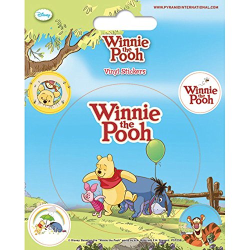 Pyramid International Winnie The Pooh (Ballon) Vinyl Aufkleber, Papier, Mehrfarbig, 10 x 12,5 x 1,3 cm von Pyramid International