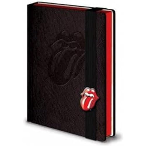 Rolling Stones A5 Premium Notebook – Schwarz von Pyramid International