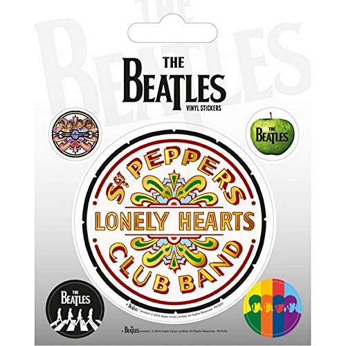 The Beatles - Sgt. Pepper, Vinyl-Aufkleber, 10 x 12.5 cm von Pyramid International
