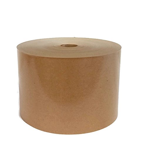 PyroPowders.de 100mm Nassklebeband, Länge 200m, 60g/m², Braun, ohne Wickelkern, Kraftpapier, Aquarellpapier [GP: 0,0615€/m] von PyroPowders.de