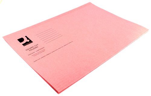 Q-CONNECT Aktendeckel, sehr leicht, 180 g/m², Foolscap-Format 100 rose von Q-Connect