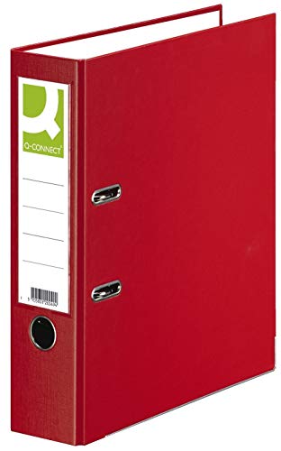 Q-Connect® KF18727 Ordner PP - A4, 80 mm, rot von Q-Connect