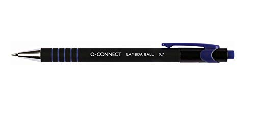 Q-Connect KF00673 Kugelschreiber Lamda, 0,7 mm, blau von Q-Connect