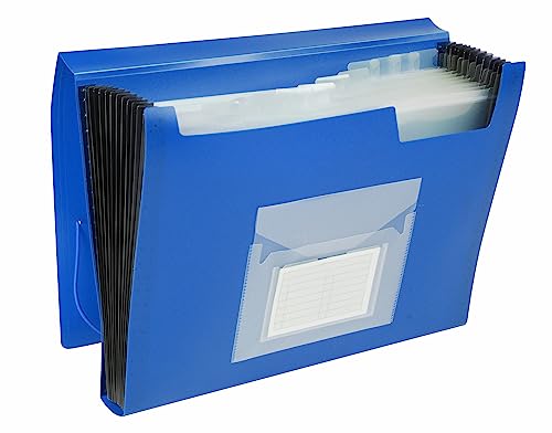 Q-Connect KF01275 Belegsammeltaschen und Fächertaschen blau von Q-Connect