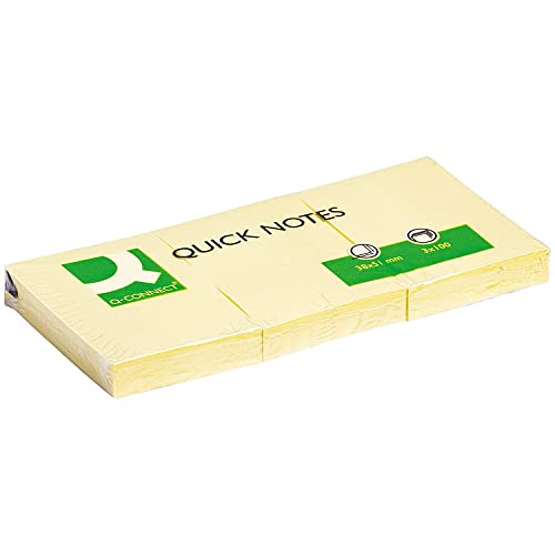 Q-Connect KF10500 Packung mit 12 x 100 Haftnotizen von Q-Connect