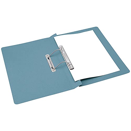 Q-Connect KF26061 Schnellhefter Folio-Format/A4 35 mm Kapazität blau, 25-er Pack von Q-Connect