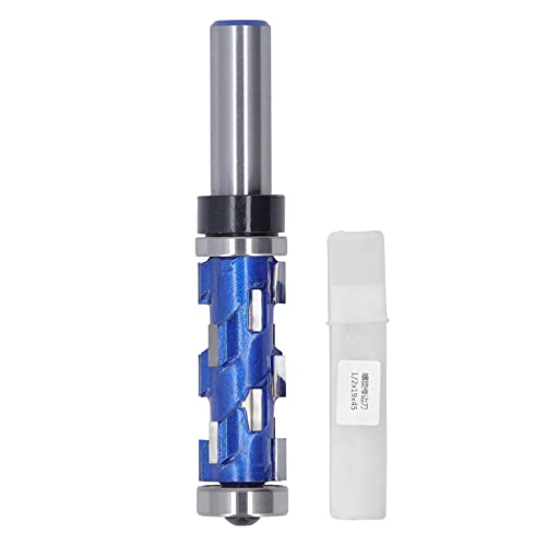 QANYEGN Spiral Flush Trim Router Bit, Zementiertes Karbid, Wolfram Stahl Doppel lager Runde Schaft Cutter, Runde Shank Router Bit für Holz bearbeitung QANYEGN Spiral Flush Trim Router Bit, Zementiertes Karbid, Wolfram Stahl Doppel lager Runde Schaft Cutter, Runde Shank Router Bit für Holz bearbeitung von QANYEGN