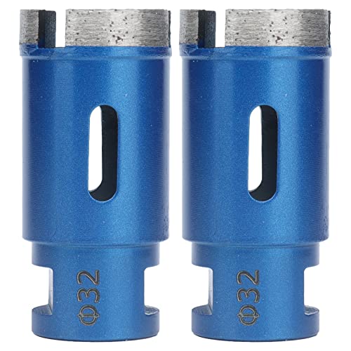 Qanyegn 2pcs Marmorlochöffner, gesinterte Diamantbohrer, 32 mm geschärfte robuste blaue Bohrlochsägen für Marmor -Granit -Keramikfliesen Beton Beton Qanyegn 2pcs Marmorlochöffner, gesinterte Diamantbohrer, 32 mm geschärfte robuste blaue Bohrlochsägen für Marmor -Granit -Keramikfliesen Beton Beton von QANYEGN