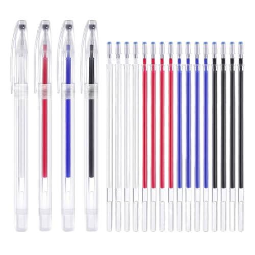 QEQSHQO 20pcs Heiß löschbare Stift Stoffmarker austauschbare heiß löschbare Stifte zum Quilten Nähen Schneidern Stoff Schneidernähen Stoffmarkierung von QEQSHQO