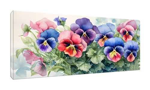 Diamond Painting Erwachsene Groß XXL 100x200 cm, Diamond Painting Farbe in Blumen Diamant Painting Bilder Kinder DIY Diamond Art Stickerei Gem Art Painting Kit for Home Wall Dekorieren Geschenke K-41 von QIANLUOO