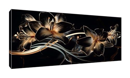 Diamond Painting Erwachsene Groß XXL 100x200 cm, Diamond Painting Lily Diamant Painting Bilder Kinder DIY Diamond Art Stickerei Gem Art Painting Kit for Home Wall Dekorieren, Weiblich Geschenke K-30 von QIANLUOO