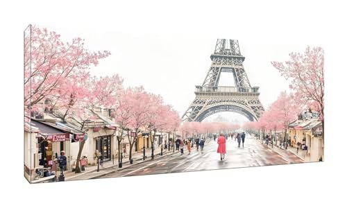 Diamond Painting Erwachsene Groß XXL 100x200 cm, Diamond Painting Paris Eiffelturm Diamant Painting Bilder Kinder DIY Diamond Art Stickerei Gem Art Painting Kit for Home Wall Dekorieren Geschenke K-3 von QIANLUOO