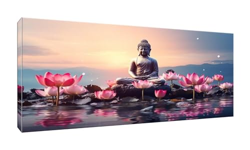 Diamond Painting Erwachsene Groß XXL 100x200 cm, Diamond Painting Zen Blumen Diamant Painting Bilder Kinder DIY Diamond Art Stickerei Gem Art Painting Kit for Home Wall Decor, Weiblich Geschenke K-66 von QIANLUOO