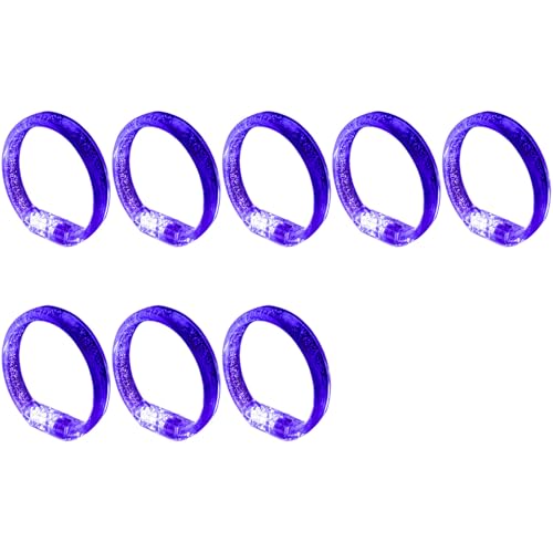 QIIIMSLSS 10pcs Kunststoff LED Bänder Für Partys Die Leuchten Armband Ornament Multicolor Handgelenk Dekoration Für Kinder Blinken von QIIIMSLSS