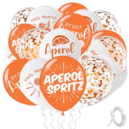 25 Stück Aperol Ballons,Aperol Spritz Deko,Aperol Deko,Aperol Spritz Party,Luftballons Orange,Für Cocktailpartys,Aperol Spritz Geschenke,Aperol Spritz-Events in Bars 25 Stück Aperol Ballons,Aperol Spritz Deko,Aperol Deko,Aperol Spritz Party,Luftballons Orange,Für Cocktailpartys,Aperol Spritz Geschenke,Aperol Spritz-Events in Bars von QIMMU