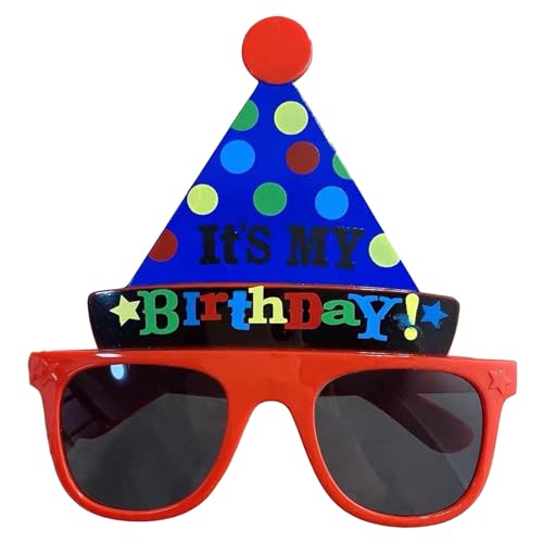 QINZTON Kreative Party-Brille, Kostüm-Requisiten, Sommerparty, Sonnenbrille, Neuheit, Brille für Erwachsene, Geburtstag, Strand, Party, Teenager von QINZTON