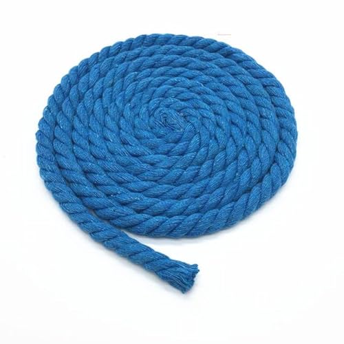 QIUMING 2 Meter 12 MM 3 Anteile gedrehte Bunte Baumwollschnüre/Seil für Tasche Home Decor DIY Textilzubehör von QIUMING