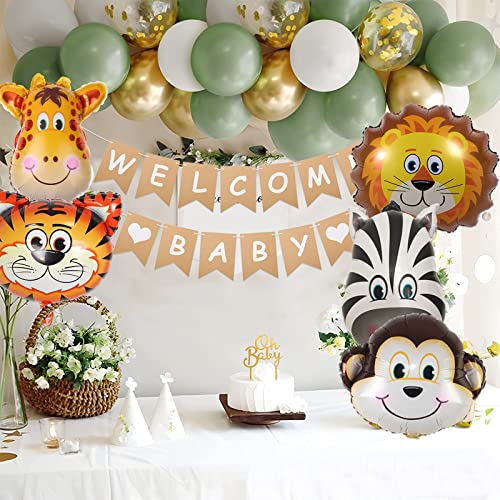 Baby Shower Deko Welcome Home Babyshowerparty Dekoration Herzlich Willkommen Zuhause Girlande Luftballons Junge Neutral Babyshowerparty Willkommensgeschenk Taufe Babydusche Dusche Ballon Banner von QJFHURB