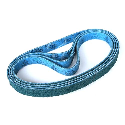 Schleifbänder, Vlies-Sandband, Schleif-Nylon-Edelstahl-Polier-Schleifband, grobes bis feines Faser-Schleif-Schleifband, 1 Stück(400 Blue,NYLON-20X520MM) von QJFORU