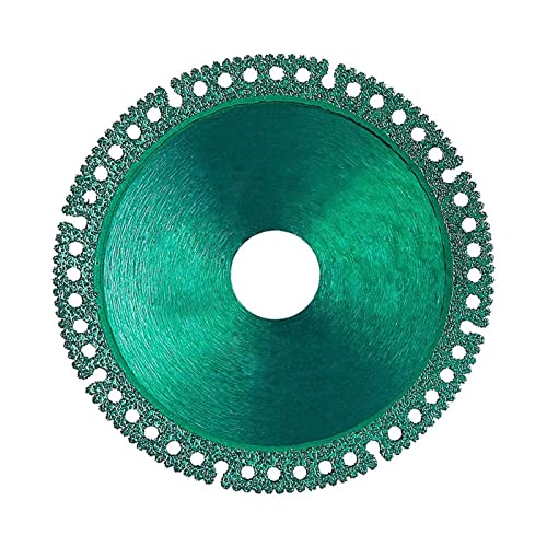 Diamant-Trennscheiben, rundes Feinschneiden, Sägeblatt, Verbund-Multifunktions-Sägeblatt, 100 mm, ultradünne Diamant-Trennscheibe, Keramikfliesen-Glasschneider for Winkelschleifer(Green) von QLLHDL