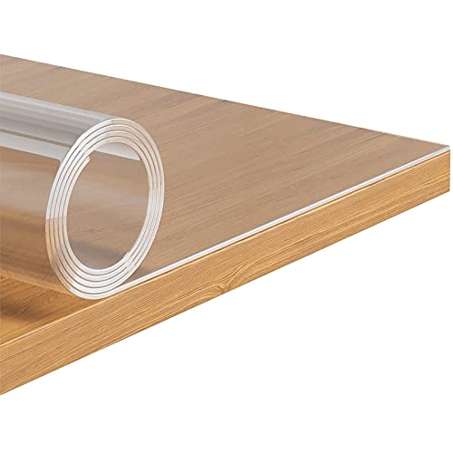 Wasserdichter Tischschutz aus PVC, for Kaffee-/Glas-/Esszimmertische, 1 mm dick(40x100cm/15.74x39.37inx1mm) von QLLHDL