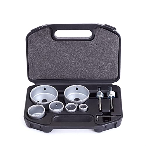 QMEMYUYCM 9 teile/satz 22mm-73mm carbide legierung loch sägebohrer set fliesen marmor glas keramik loch cutter power tool bohrer bisschen von QMEMYUYCM