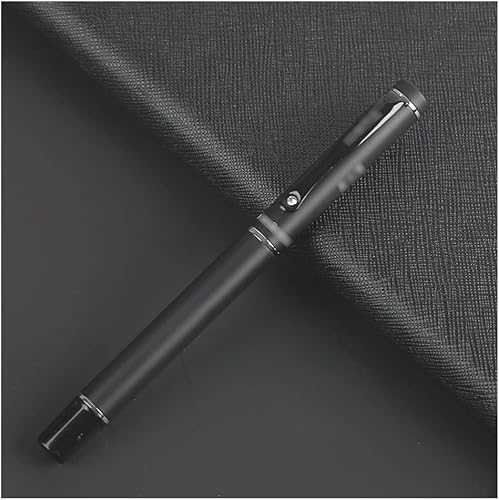 QMOWIZ Kugelschreiber Matter Füllfederhalter, 0,5 mm extra feine Spitze, schöne Kalligraphie-Schreibstifte, handgefertigt, Premium-Stift, Geschenk Gel Ink Pen von QMOWIZ