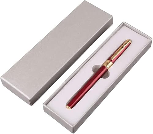 QMOWIZ Kugelschreiber Stifte, Füllfederhalter zum Schreiben, Tintenstift, nachfüllbarer Kalligraphie-Stift mit 0,38 mm extrafeiner Spitze Gel Ink Pen von QMOWIZ