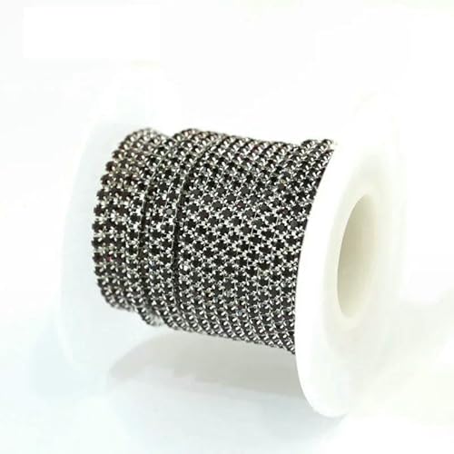 1 m/Los Strass-Kette, flache Rückseite, silberne Kralle, Strass-Besatz, Kristall für DIY, Handarbeit, Nähbesatz, Applikationen, Handarbeiten, Dekor, Dunkelviolett, SS8, 2,5 mm, 1 Meter 1 m/Los Strass-Kette, flache Rückseite, silberne Kralle, Strass-Besatz, Kristall für DIY, Handarbeit, Nähbesatz, Applikationen, Handarbeiten, Dekor, Dunkelviolett, SS8, 2,5 mm, 1 Meter von QOVBD